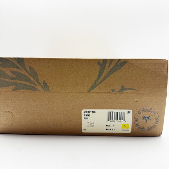 Sofft Womens Jenine Boots Size US 11 EU 43 Green Leather Block Heel Ankle NIB - Picture 14 of 14